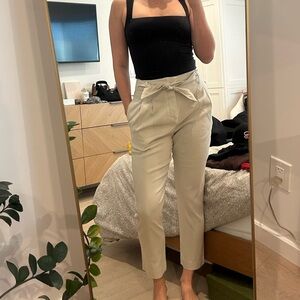 Joie Cream Ankle Pants